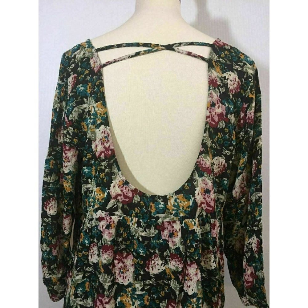 Knot Sisters Echo Park Flawless Floral Dress Multi Color Size Small NG33 - Picture 8 of 11